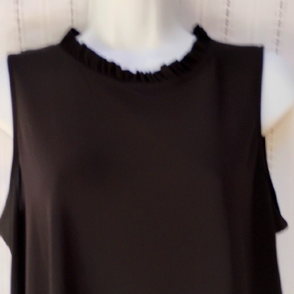 Boutique Fashion Elegant Black Sleeveless Dress